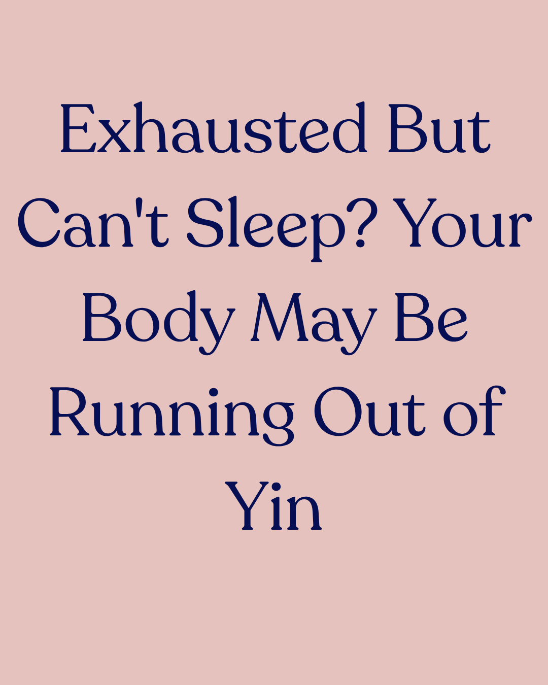 Kidney Yin Deficiency title card