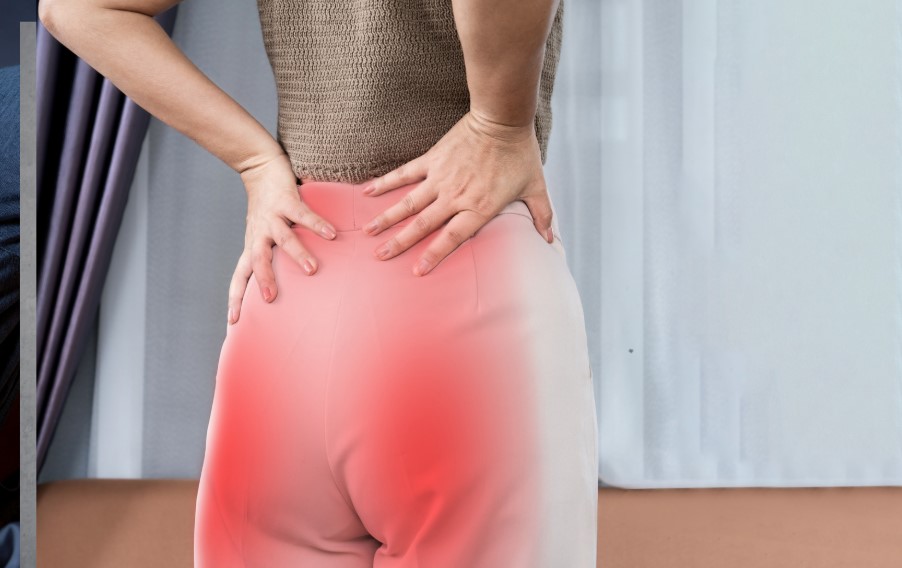 Sciatica acupuncture guide image